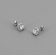 trendor 41234 Ladies' Stud Earrings Silver 925 with Cubic Zirconia Image 2