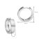 trendor 41585 Hoop Earrings for Men and Women 925 Silver Ø 18 mm Image 3