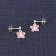 trendor 41604 Stud Earrings for Girls Silver 925 Butterfly Image 2