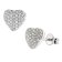trendor 41636 Women's Earrings Silver 925 Heart Studs Image 1