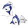 trendor 41641 Girls Earrings Silver 925 Dolphin Studs Image 4
