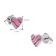 trendor 41638 Children's Earrings Silver 925 Heart Studs Image 4