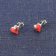 trendor 41643 Children's Earrings Silver 925 Heart/Blossom Image 2
