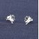 trendor 41653 Children's Earrings Slver 925 Studs Lucky Clover Image 2
