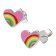 trendor 41669 Children's Earrings Silver 925 Heart Studs Image 1