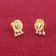 trendor 41668 Women's Pearl Earrings Gold Plated 925 Silver Image 2