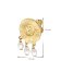 trendor 41668 Women's Pearl Earrings Gold Plated 925 Silver Image 4