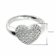 trendor 66240 Silver Ring Heart Image 4