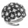 trendor 65892 Silber Ring Zirkonia schwarz/weiß Bild 1