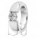 trendor 64741 Silver Ring with Zirconia Image 4