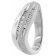 trendor 80425 Silver Ladies' Ring with Cubic Zirconia Image 1