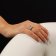 trendor 80425 Silver Ladies' Ring with Cubic Zirconia Image 3