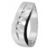 trendor 80937 Silver Ladies' Ring with Cubic Zirconia Image 1