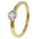 trendor 35254 Diamant-Goldring 585 Gelbgold Bild 1