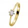 trendor 532473 Damen Diamantring 585 Gelbgold mit Brillant 0,20 ct Bild 1