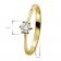 trendor 532473 Damen Diamantring 585 Gelbgold mit Brillant 0,20 ct Bild 5
