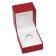 trendor 532497 White Gold Ladies Ring with Diamond Image 3