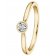 trendor 532494 Ladies Ring Gold 585 with Diamond 0,15 ct Image 1