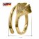 trendor 75038 Ginkgo Damen-Ring Gold 333 6