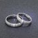 trendor 5004 Wedding Rings Pair 375 White Gold Ring Set with Diamond Image 2