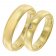 trendor 7001 Wedding Rings Pair Gold 375 Ring Set with Diamond Image 1