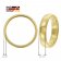 trendor 7001 Wedding Rings Pair Gold 375 Ring Set with Diamond Image 4