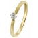 trendor 26932.010GG Women's Ring Yellow Gold 585/14 ct. with Diamond 0.10 ct Image 1