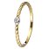 trendor 41566 Ladies' Ring Gold 585/14K Diamond Ring Image 1