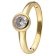 trendor 41632 Women's Ring Gold Plated Silver 925 Cubic Zirconia Image 1