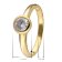 trendor 41632 Women's Ring Gold Plated Silver 925 Cubic Zirconia Image 5