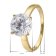 trendor 41715 Women's Ring Gold Plated 925 Silver Cubic Zirconia Ø 9 mm Image 5