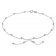 trendor 75656 Anklet with Pendants Silver 925 Image 2
