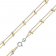 trendor 75665 Women's Necklace Double Row Two-Tone Silver Image 1