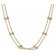 trendor 75665 Women's Necklace Double Row Two-Tone Silver Image 4