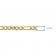 trendor 71811 Necklae for Women and Men 333 Gold Figaro Cut 7
