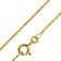 trendor 71958 Necklace for Children 333 Gold Length 38/36 cm Width 1,4 mm Image 1