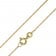 trendor 72023 Necklace for Ladies' And Gents Gold 333 Curb Chain 1,1 mm Image 1