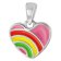 trendor 41700 Girl's Heart Pendant Necklace 925 Silver Image 2