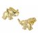 trendor 41767 Mädchen-Ohrringe Elefant 333/8K Gold Ohrstecker Bild 1
