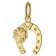 trendor 41853 Kids Horseshoe Pendant Gold 333 8K + Gold-Plated Silver Necklace Image 2