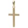trendor 41858 Cross Pendant Gold 333/8K with Gold-Plated Silver Chain Image 2