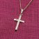trendor 41858 Cross Pendant Gold 333/8K with Gold-Plated Silver Chain Image 3