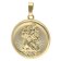 trendor 41864 St. Christopher Pendant Gold 333/8K with Gold-Plated Necklace Image 2