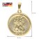 trendor 41864 St. Christopher Pendant Gold 333/8K with Gold-Plated Necklace Image 6