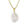 trendor 41868 Pearl Pendant Gold 585 / 14K + Gold-Plated Silver Necklace Image 1
