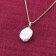 trendor 41868 Pearl Pendant Gold 585 / 14K + Gold-Plated Silver Necklace Image 3