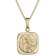 trendor 41874 St. Christopher Pendant Gold 333 with Gold-Plated Necklace Image 1