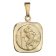 trendor 41874 St. Christopher Pendant Gold 333 with Gold-Plated Necklace Image 2