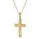 trendor 41906 Halskette mit Kreuzanhänger Gold 333/8K Kreuz 21 mm Bild 1