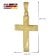 trendor 41906 Halskette mit Kreuzanhänger Gold 333/8K Kreuz 21 mm 6